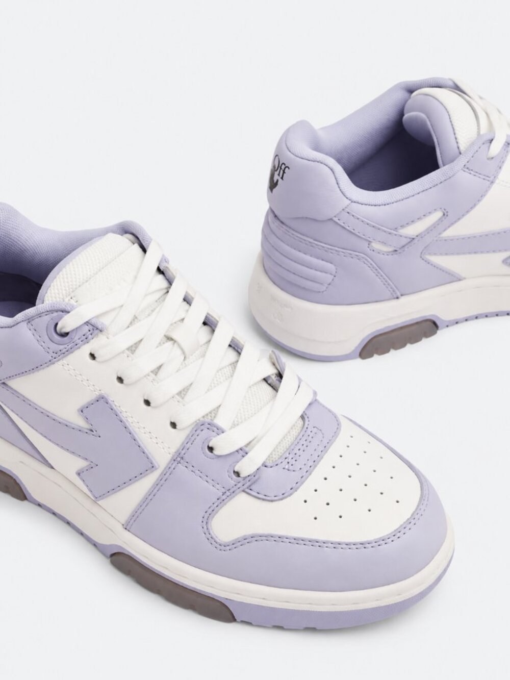 Off-White Out Of Office OOO White Lilac Sneakers EU 39